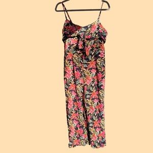 DEX WOMENS FLORAL JUMPSUIT